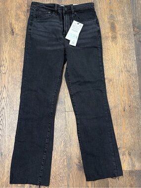 Zara Black Straight-Leg Women's Jeans